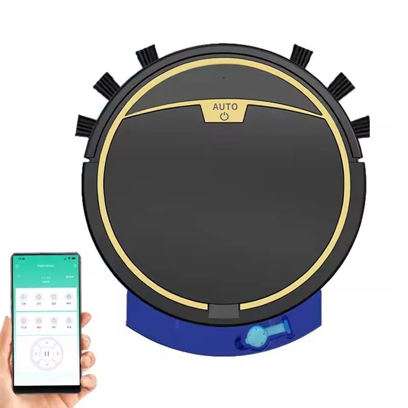 New Wireless Smart Vacuum Cleaner Robot 2800PA App Control For Wet And Dry Floor Sweep With Super Q
