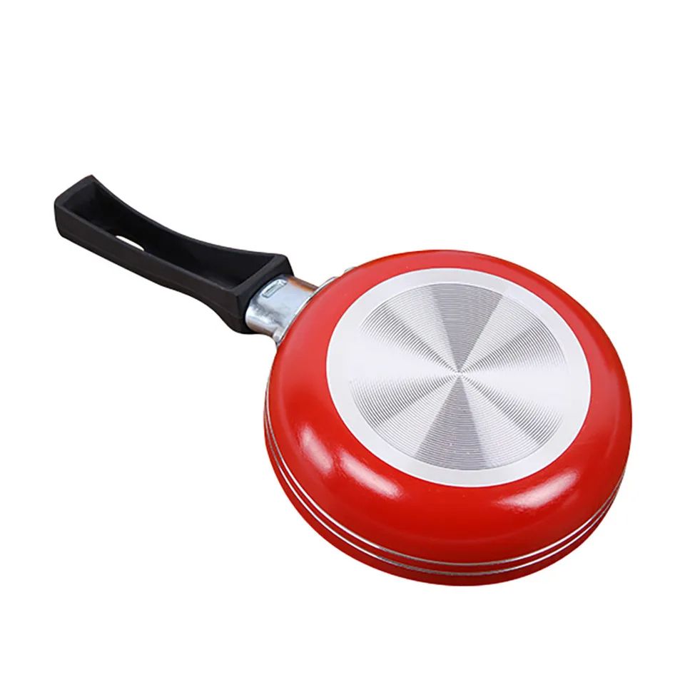 NonStick Mini Frying Pan Steel Frypan Pot Saucepan Random Color Small Cookware For Easy Kitchen Coo 5