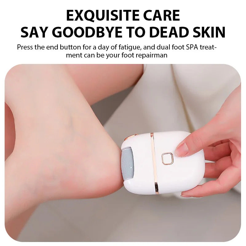 Professional Rechargeable Electric Foot Grinder, Dead Skin Remover for Calluses, Cracked Heels, Electric Foot File