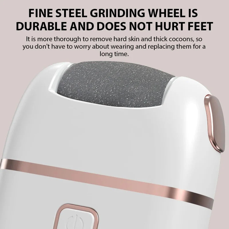 Professional Rechargeable Electric Foot Grinder, Dead Skin Remover for Calluses, Cracked Heels, Electric Foot File