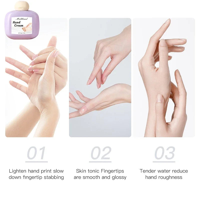 Muliliours Hand Cream Set 4 Flavors Nourish Moisturize, Repair Dry Cracked Hands, Soft Smooth Skin Hand Care Cream