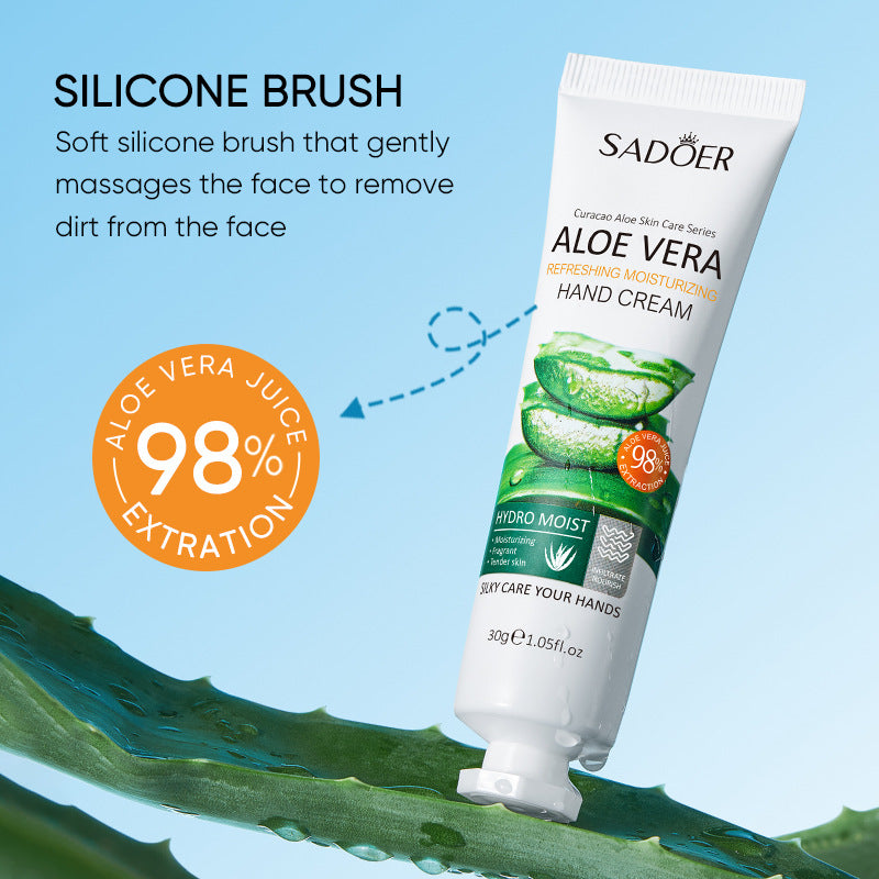 Aloe Vera Hand Cream Lotions Serum, Repair Moisturizing Hand Skin Care, Anti Dryness Anti Aging Whitening Hand Cream 30g