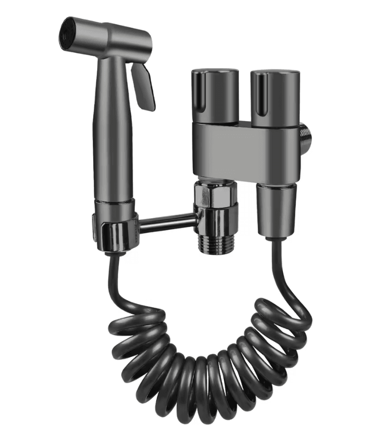Stainless Steel Handheld Bidet Sprayer Set For Toilet And Bathroom Cleaning 6