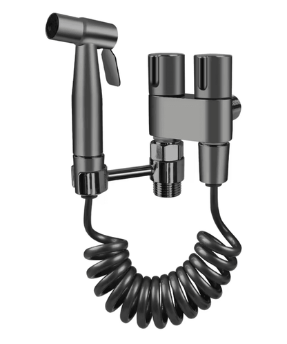 Stainless Steel Handheld Bidet Sprayer Set For Toilet And Bathroom Cleaning 6