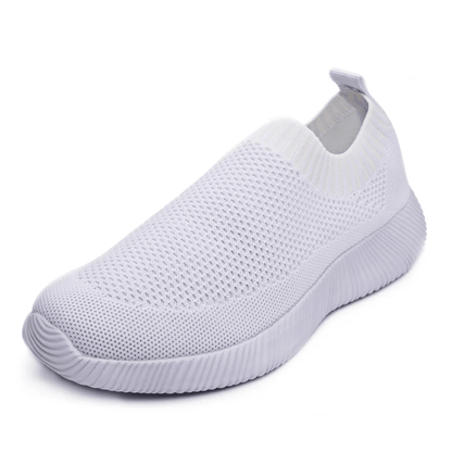 Breathable Sock Sneakers For Women Casual Flat Walking Shoes Lightweight Knit Design 3