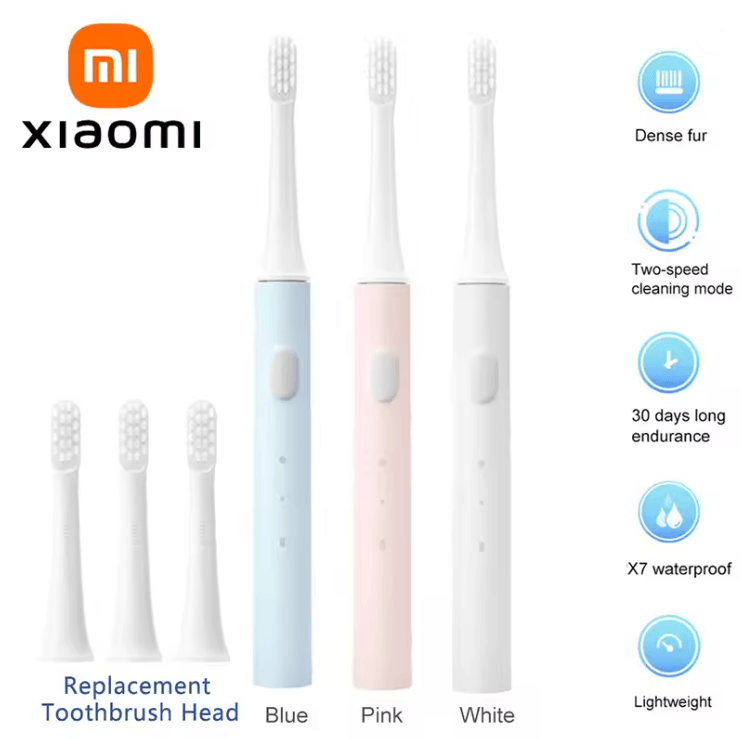 Xiaomi Mijia T100 Sonic Electric Toothbrush USB Rechargeable Waterproof Smart Brush