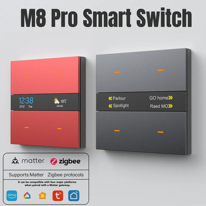 Smart Switch With Zigbee Hub HD Display And Programmable Keys 1