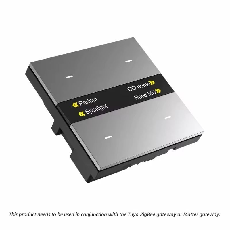 Smart Switch With Zigbee Hub HD Display And Programmable Keys 9