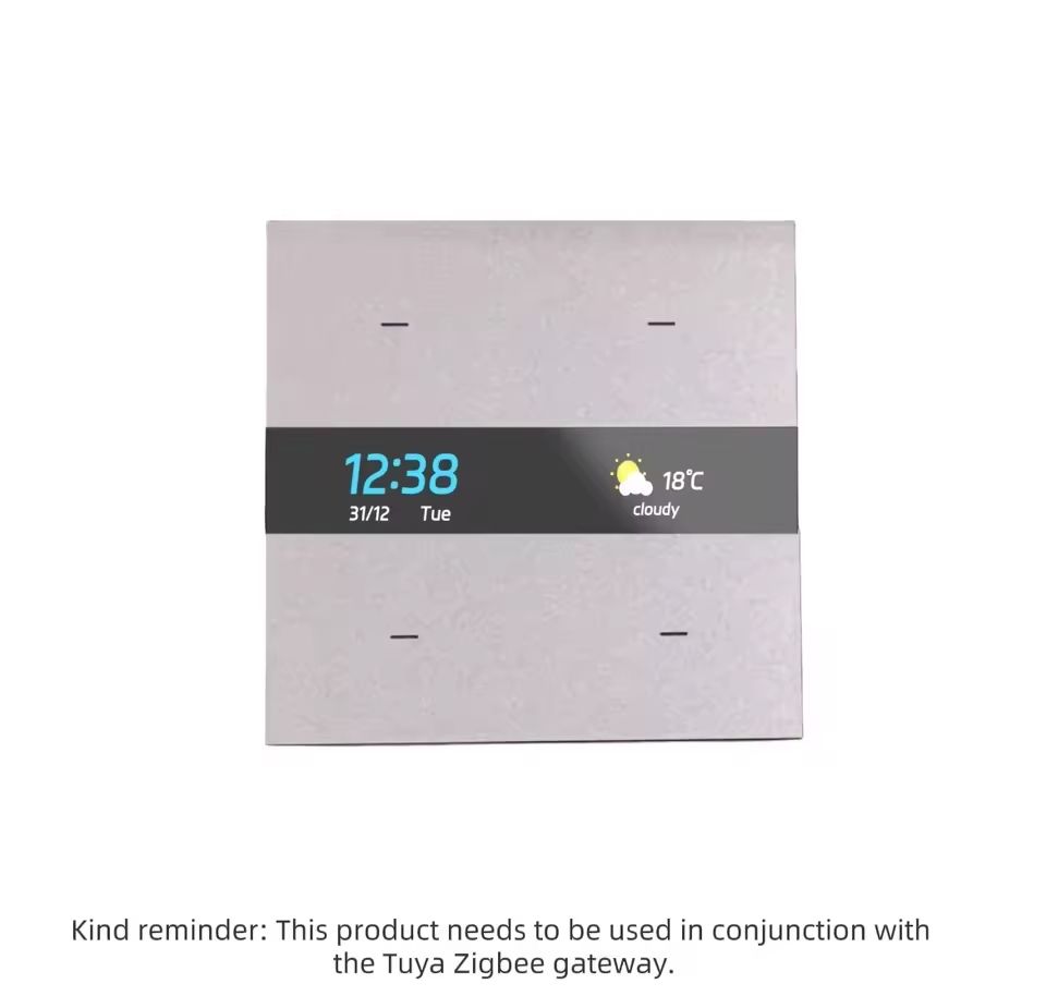 Smart Switch With Zigbee Hub HD Display And Programmable Keys 10