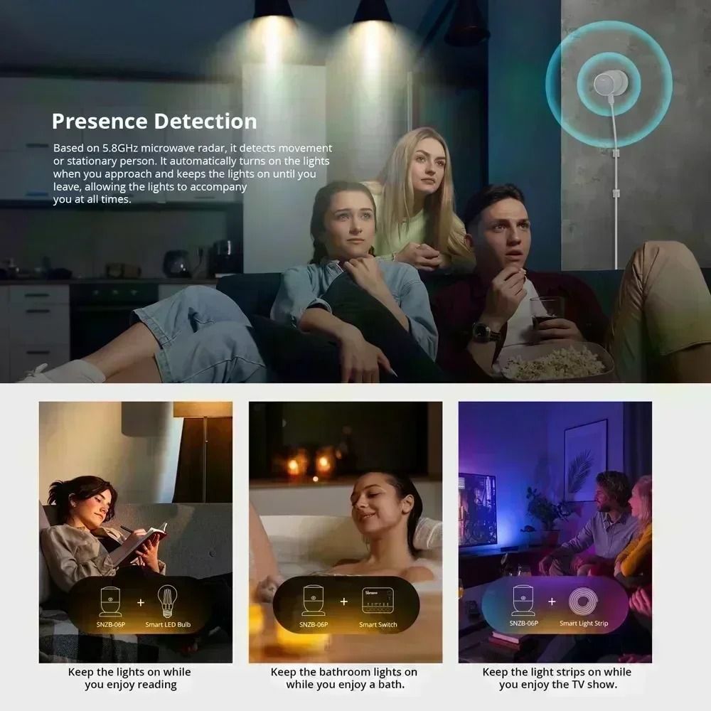 Zigbee Human Presence Sensor With Motion And Light Detection 1
