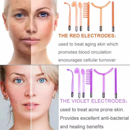 High Frequency Facial Wand  6in1 Acne  Skin Rejuvenation Device 3