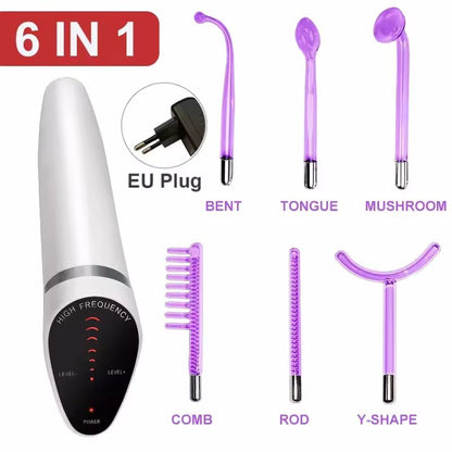 High Frequency Facial Wand  6in1 Acne  Skin Rejuvenation Device 9