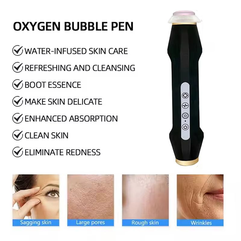 Portable Oxygen Bubble Facial Pen  Exfoliation  Serum Infusion Beauty Device 2
