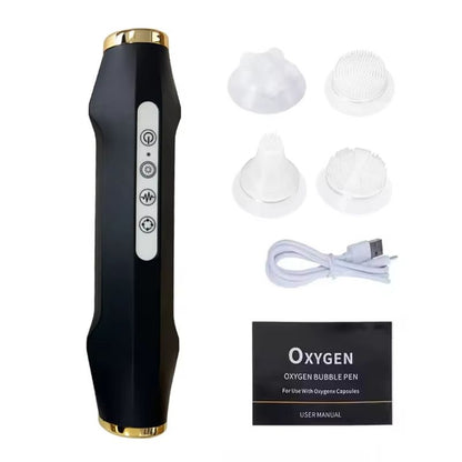 Portable Oxygen Bubble Facial Pen  Exfoliation  Serum Infusion Beauty Device 6