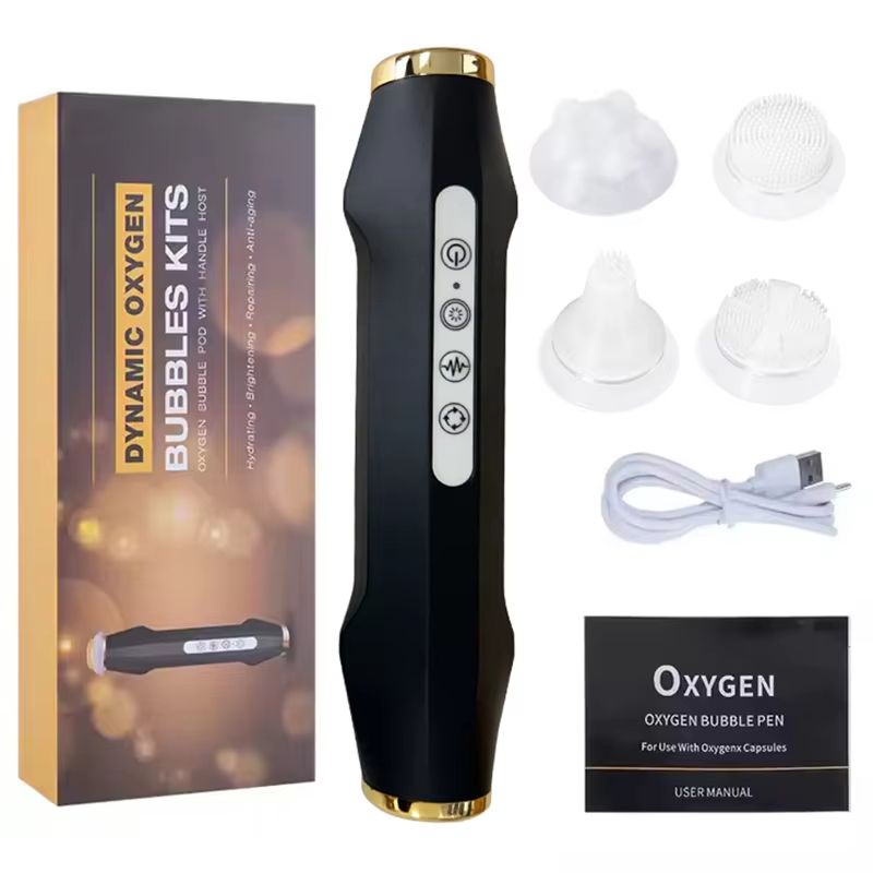 Portable Oxygen Bubble Facial Pen  Exfoliation  Serum Infusion Beauty Device 7