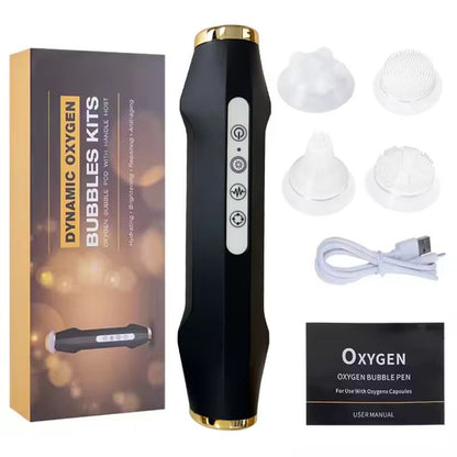 Portable Oxygen Bubble Facial Pen  Exfoliation  Serum Infusion Beauty Device 7