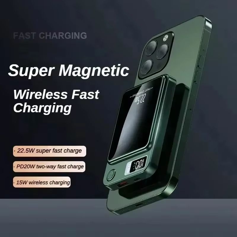 Xiaomi 20000mAh Magnetic Power Bank  Wireless Fast Charger For IPhone Samsung  Huawei 3