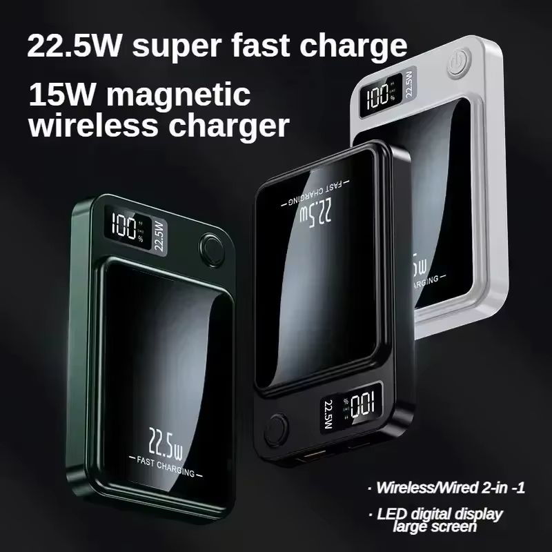 Xiaomi 20000mAh Magnetic Power Bank  Wireless Fast Charger For IPhone Samsung  Huawei 4