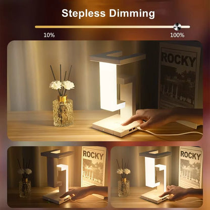 Floating Wireless Charger Lamp  10W Magnetic Decorative Light For Bedroom  Office 2