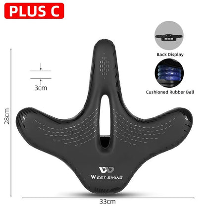 WEST BIKING Ergonomic Bicycle Saddle  Comfortable Long Distance Cycling Seat For MTB Touring  EBike 11
