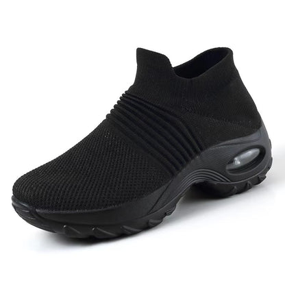 Womens Breathable Mesh Sneakers  Lightweight Walking  Gym Platform Shoes 8