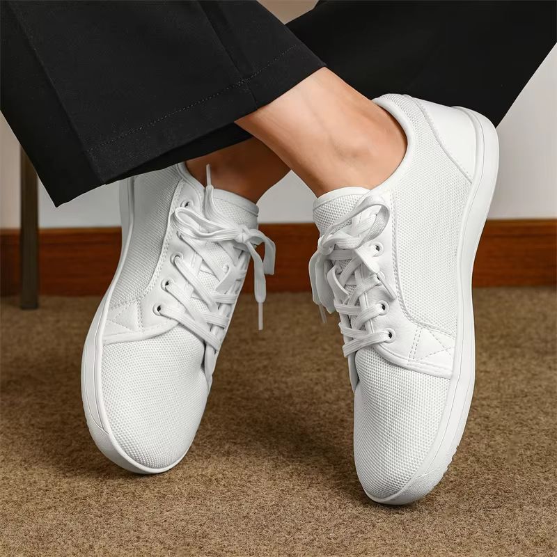 PUAMSS Mens Wide Barefoot Shoes  Minimalist Walking Sneakers With Zero Drop Sole 1