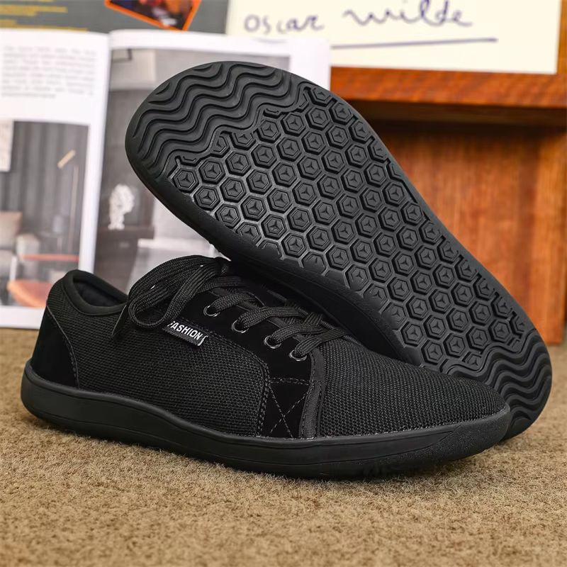 PUAMSS Mens Wide Barefoot Shoes  Minimalist Walking Sneakers With Zero Drop Sole 2