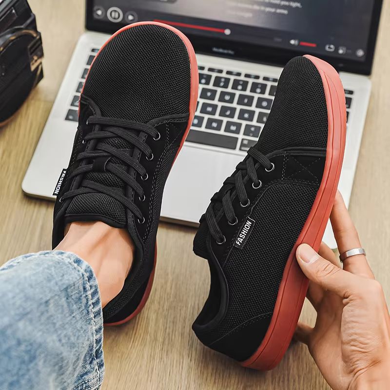 PUAMSS Mens Wide Barefoot Shoes  Minimalist Walking Sneakers With Zero Drop Sole 3