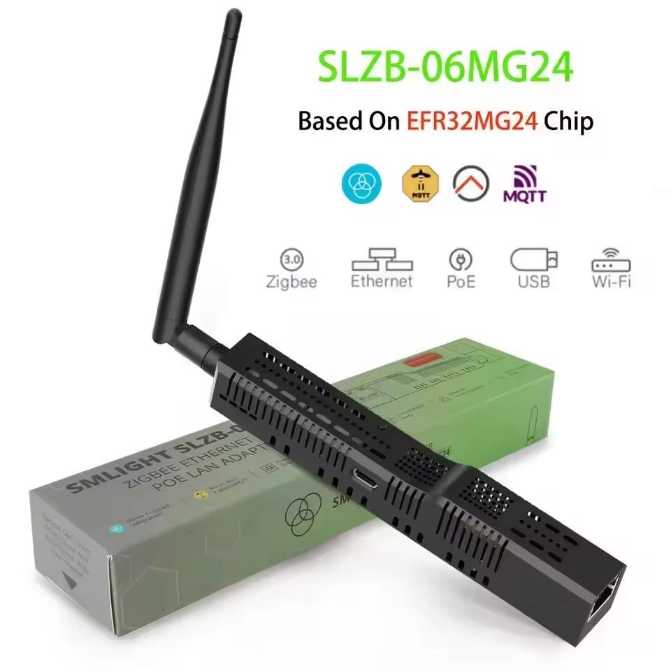 SMLIGHT SLZB06 Zigbee 30 Adapter  Ethernet USB  WiFi Hub With PoE For Home Assistant  Zigbee2MQTT 10