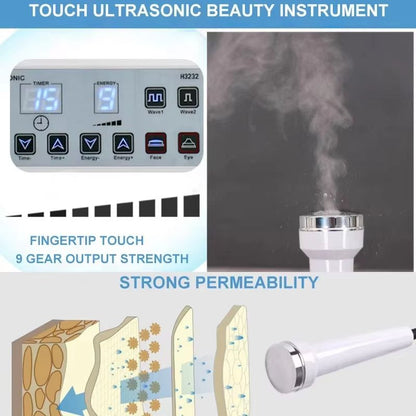 H3231 Ultrasonic Facial Massager  Professional High Frequency Skin Tightening  AntiAging Beauty Dev 1