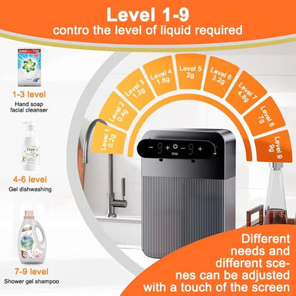 Smart Automatic Foam  Gel Soap Dispenser  3000mAh WallMounted Touchless Hand Washer With LED Displa 1