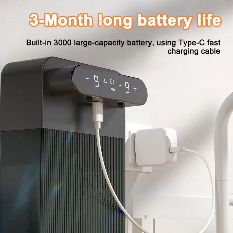 Smart Automatic Foam  Gel Soap Dispenser  3000mAh WallMounted Touchless Hand Washer With LED Displa 5