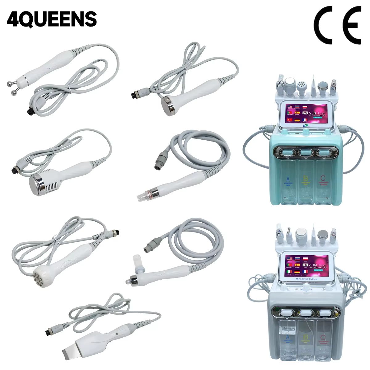 Hydro Oxygen Jet Peel Machine Replacement Parts – H2O2 Small Bubble Scrubber & Cleaning Accessories