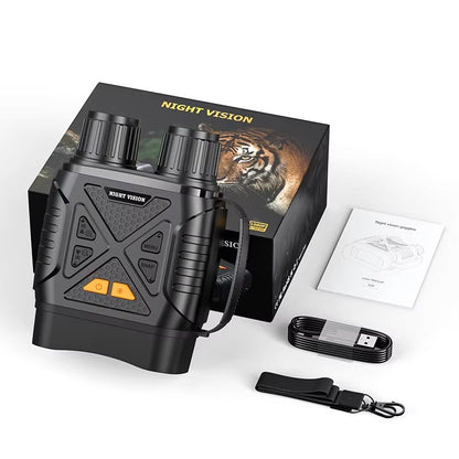 1080P Infrared Night Vision Binoculars With 10x Zoom And 800m Range  Large Screen Digital Goggles F 6