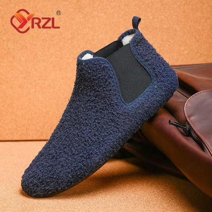 Mens Winter Warm Indoor Slippers  Soft Cotton Plush With AntiSlip Sole For Cozy Comfort 2