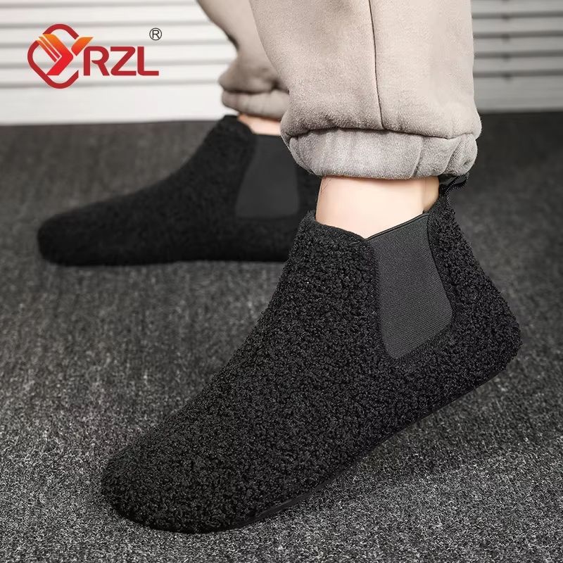 Mens Winter Warm Indoor Slippers  Soft Cotton Plush With AntiSlip Sole For Cozy Comfort 5