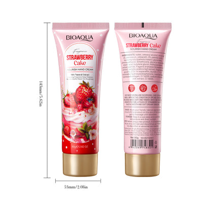 Strawberry Cake Nourishing Hand Cream Deep Hydration Moisturizing Beauty Skincare Hand Lotion For D 3