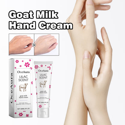 OceAura Goat Milk Hand Cream Soothing Nourishing Moisturizer Hand Whitening And Brightening Skin Ca 1