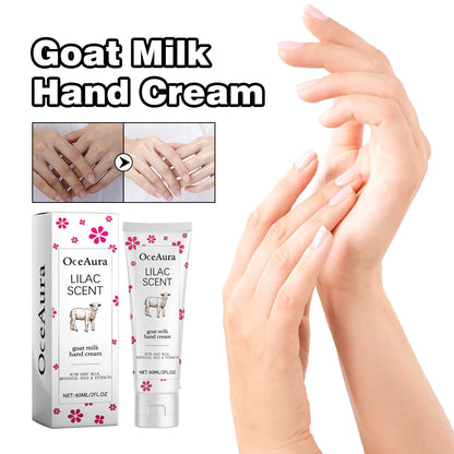 OceAura Goat Milk Hand Cream Soothing Nourishing Moisturizer Hand Whitening And Brightening Skin Ca 3