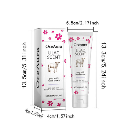 OceAura Goat Milk Hand Cream Soothing Nourishing Moisturizer Hand Whitening And Brightening Skin Ca 6