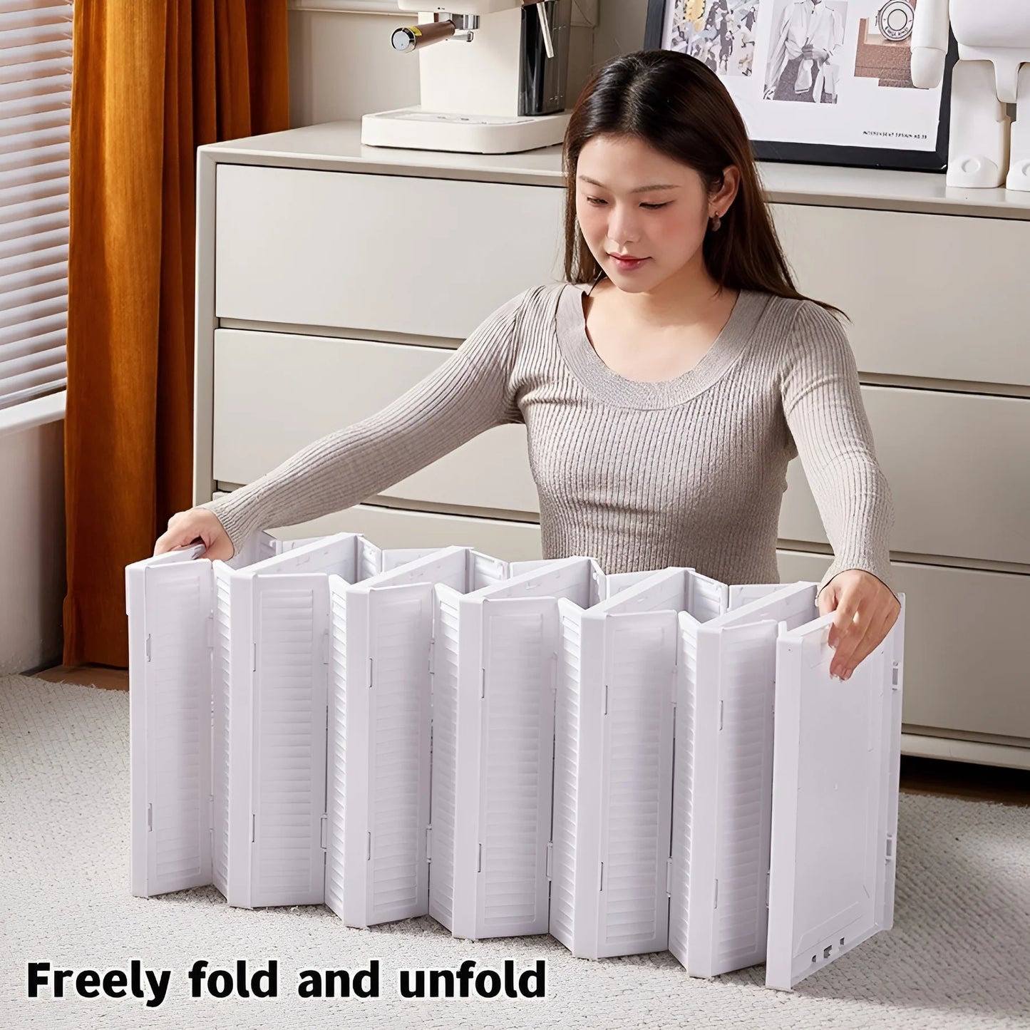 Stackable Layers Shoes Box Foldable Transparent Sneaker Shoe Storage Cabinet Organizer Dustproof Hi
