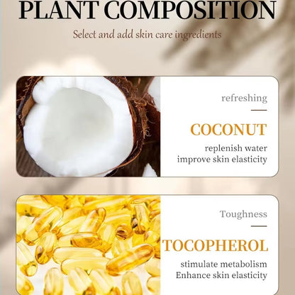 Whitening Anti Wrinkle Hand Cream, Coconut Nourishing Moisturising Cream, Chapped Hands Dead Skin Removal Hydration