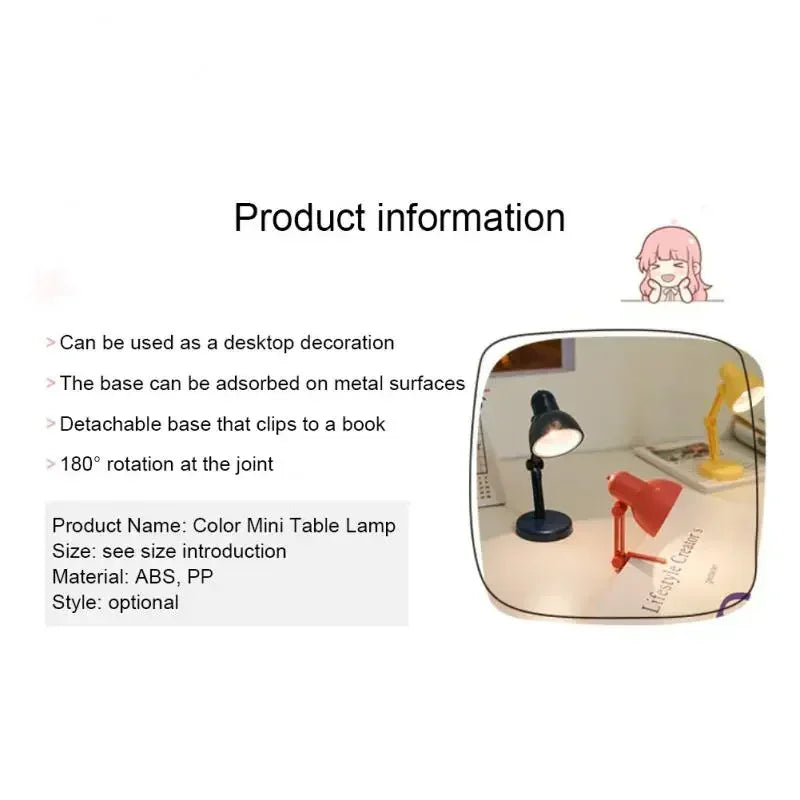 Mini Book Light With Clip 180 Foldable LED Reading Lamp For Night Reading EyeCaring Warm Light Magn 5