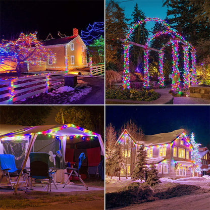 LED Solar Light Outdoor Garden Fairy String Light Waterproof Twinkle Lamps for Christmas Tree Patio Party Decoration