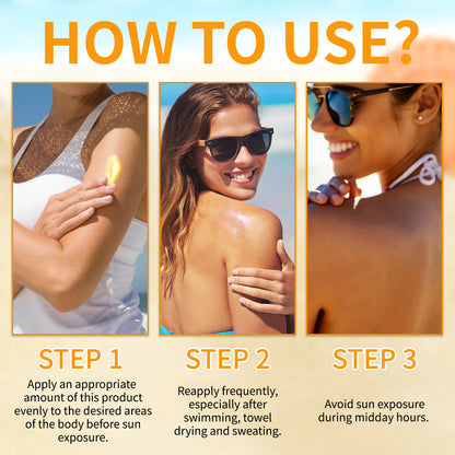 Self-help Quick Tanning Cream Bronzer Lotion, Summer Beach Tanning Booster, Lasting Body Bronzer Oil Restorative Cream