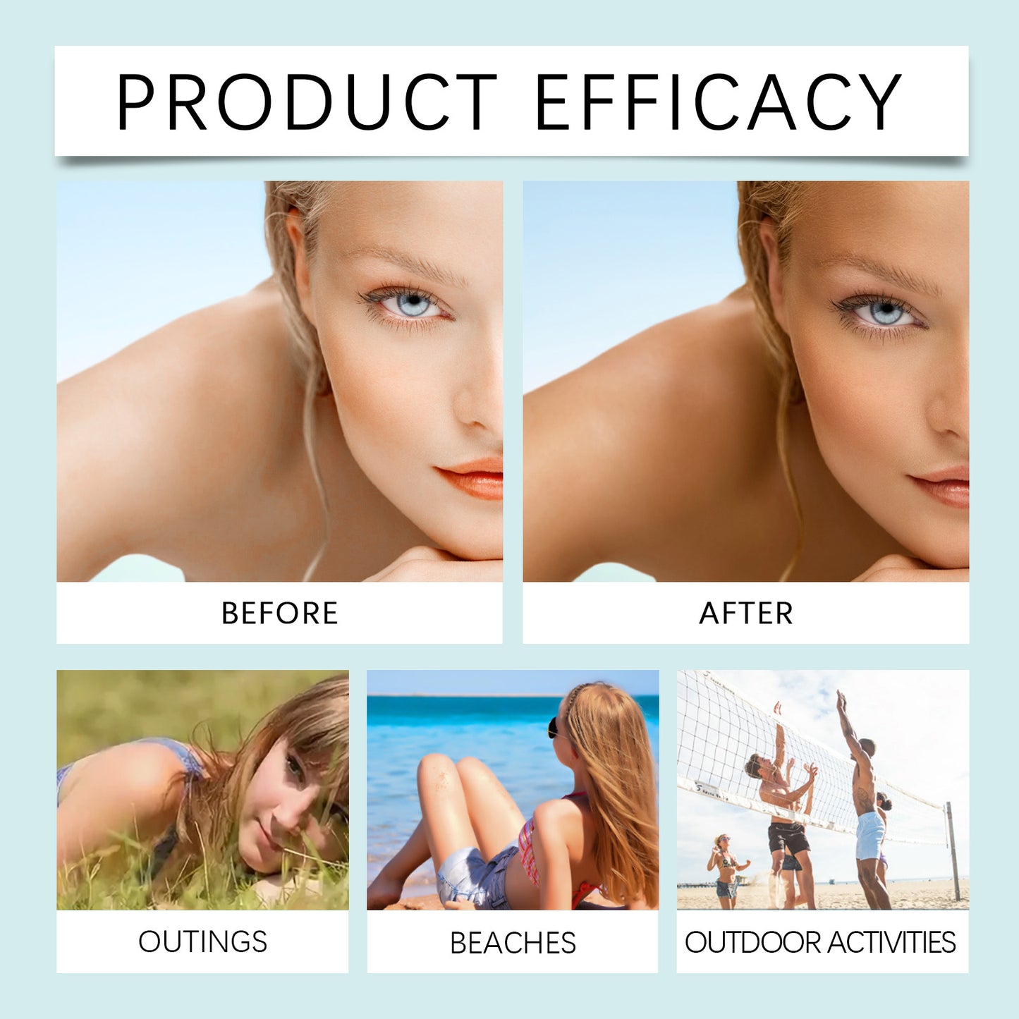 Tanning Drops Natural Glow Body Bronzer, Nourishing Brown Face Body Outdoor Tinting Serum, Protective Skin Long Lasting