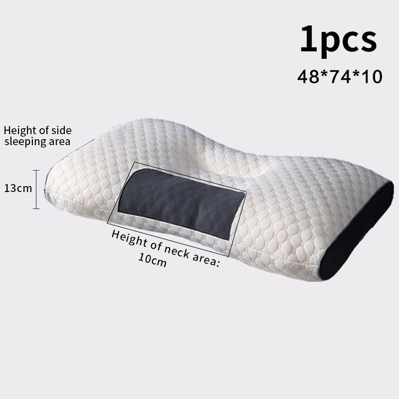 Orthopedic Soybean Fiber Neck Pillow Help Sleep And Protect The Neck Household SPA Massage Pillow F 7