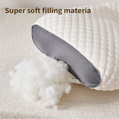 Orthopedic Soybean Fiber Neck Pillow Help Sleep And Protect The Neck Household SPA Massage Pillow F 4