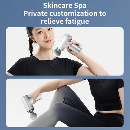 AI Portable Fascial Massage Gun Electric Percussion Massager For Full Body Relaxation With Massage