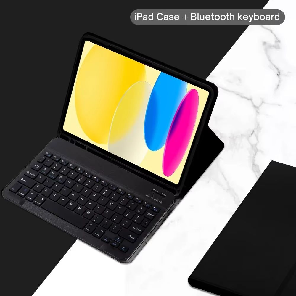 IPad 10th Generation 109 Case With Detachable Wireless Keyboard  Slim Bluetooth Cover With Stand 11